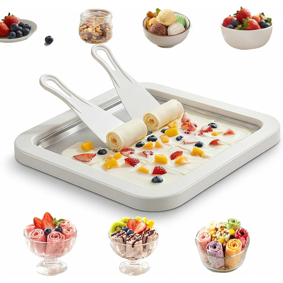 Maquina para hacer Helado Enrollado en Casa