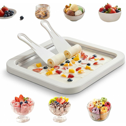 Maquina para hacer Helado Enrollado en Casa