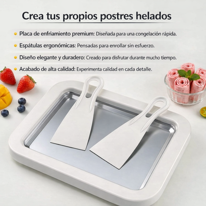 Maquina para hacer Helado Enrollado en Casa