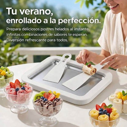 Maquina para hacer Helado Enrollado en Casa
